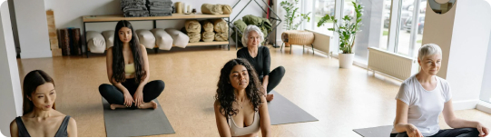 Grupo de yoga